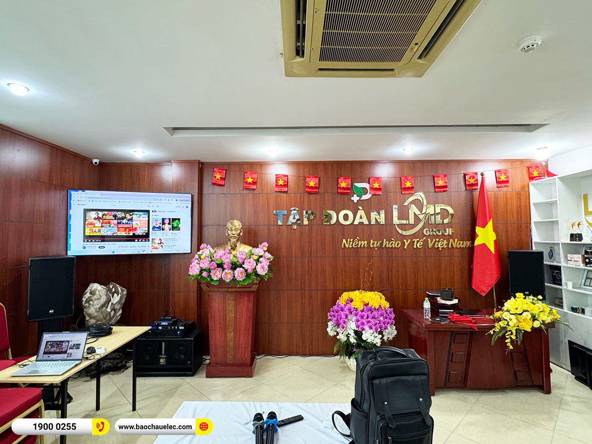 Lắp đặt dàn âm thanh hội trường RCF cho Công ty Cổ phần LMD Home tại Hà Nội