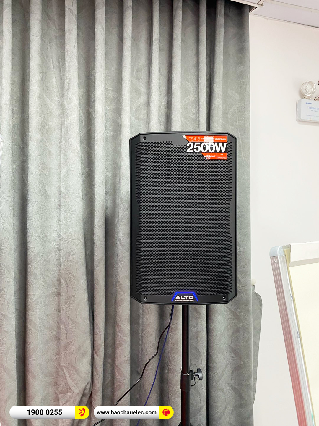 Lắp đặt dàn âm thanh hội trường gần 50tr cho công ty tại Hà Nội (Alto TS415, Alto TX315, Truemix 600, U900 Plus X)