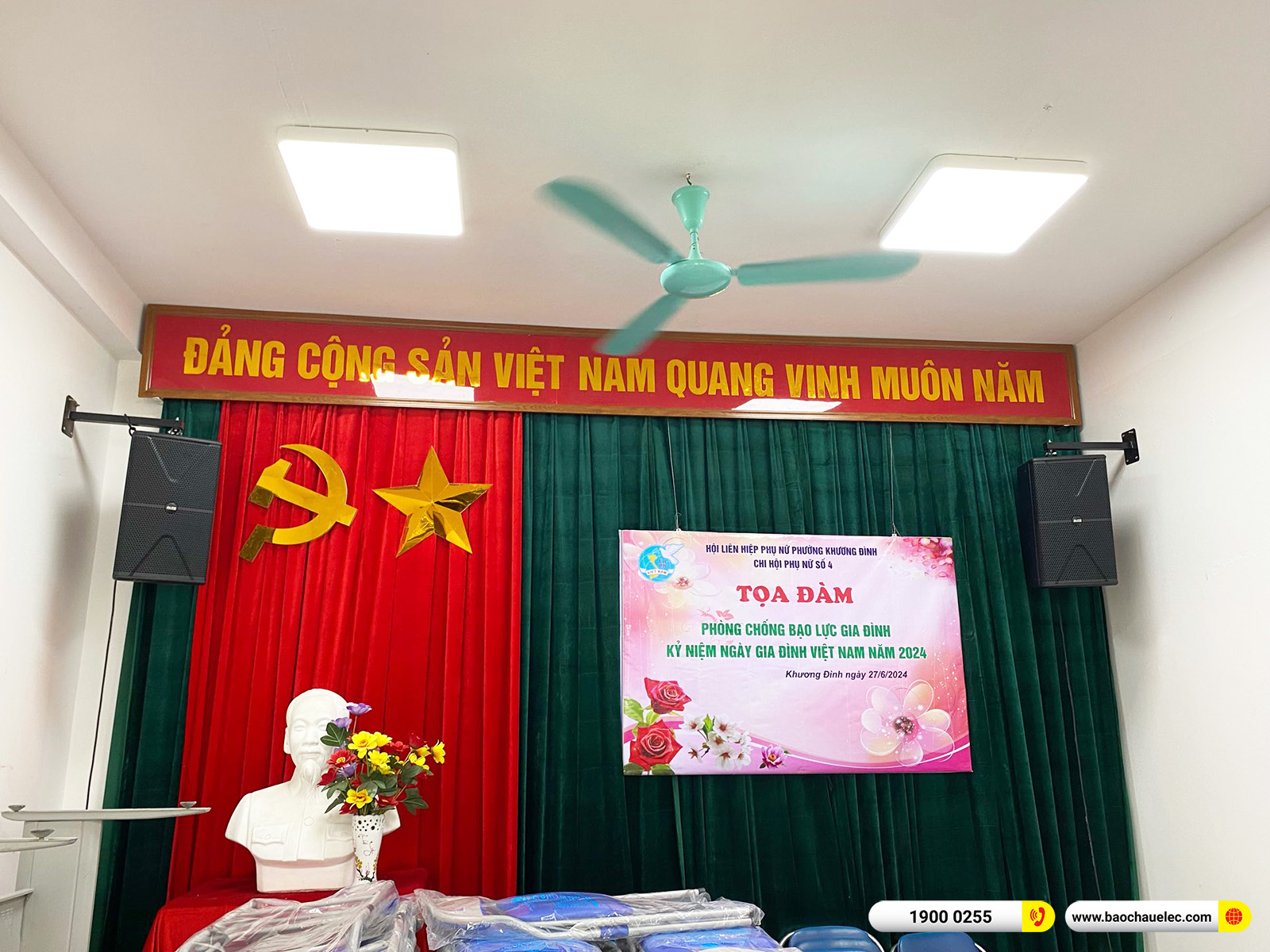 Lắp đặt dàn âm thanh hội trường Alto cho Công ty XD và TM Thành Phát