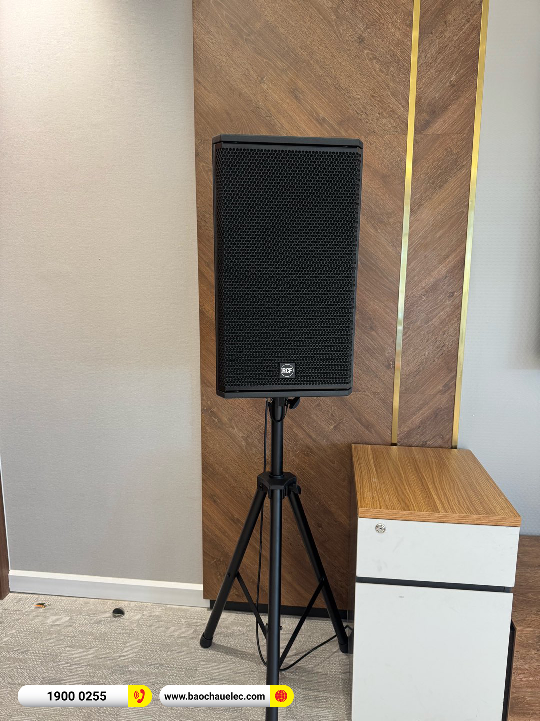 Lắp đặt d&agrave;n &acirc;m thanh hội trường RCF hơn 100tr cho C&ocirc;ng Ty CP X&acirc;y Dựng & Kiến Tr&uacute;c 3A 