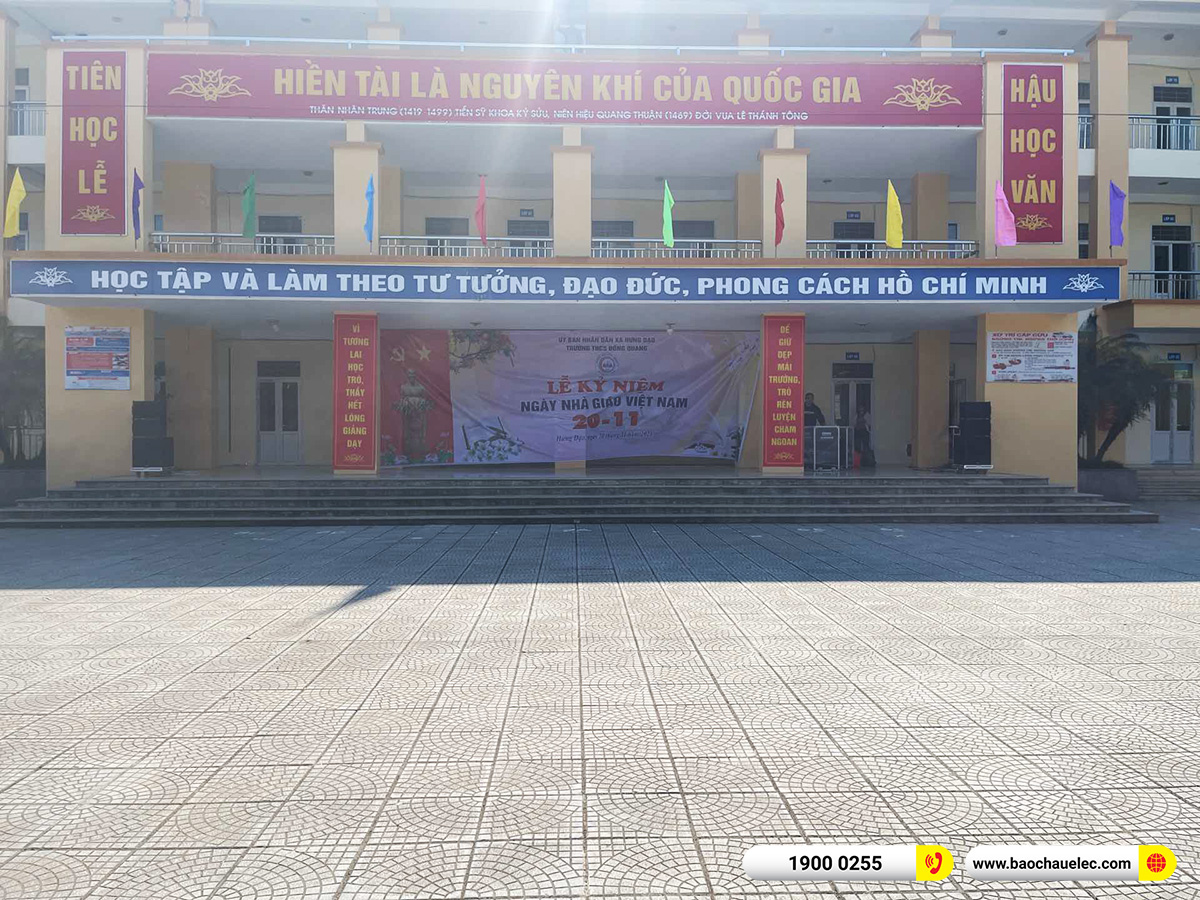 Lắp đặt dàn âm thanh hội trường, sân khấu trị giá hơn 72tr cho nhà hàng Ngôi Sao tại Thái Bình 