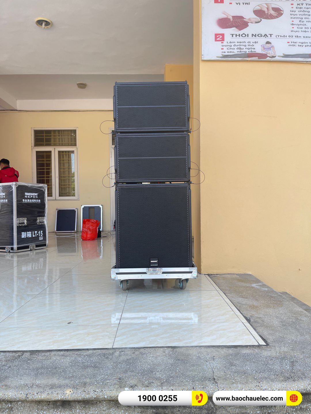 Lắp đặt dàn âm thanh hội trường, sân khấu trị giá hơn 72tr cho nhà hàng Ngôi Sao tại Thái Bình 