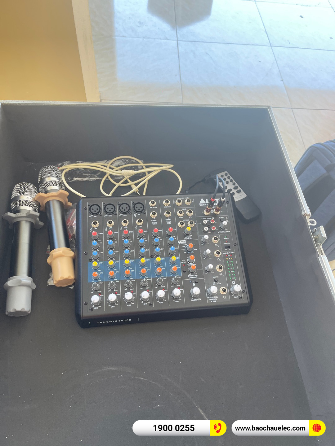 Lắp đặt dàn âm thanh hội trường, sân khấu trị giá hơn 72tr cho nhà hàng Ngôi Sao tại Thái Bình 