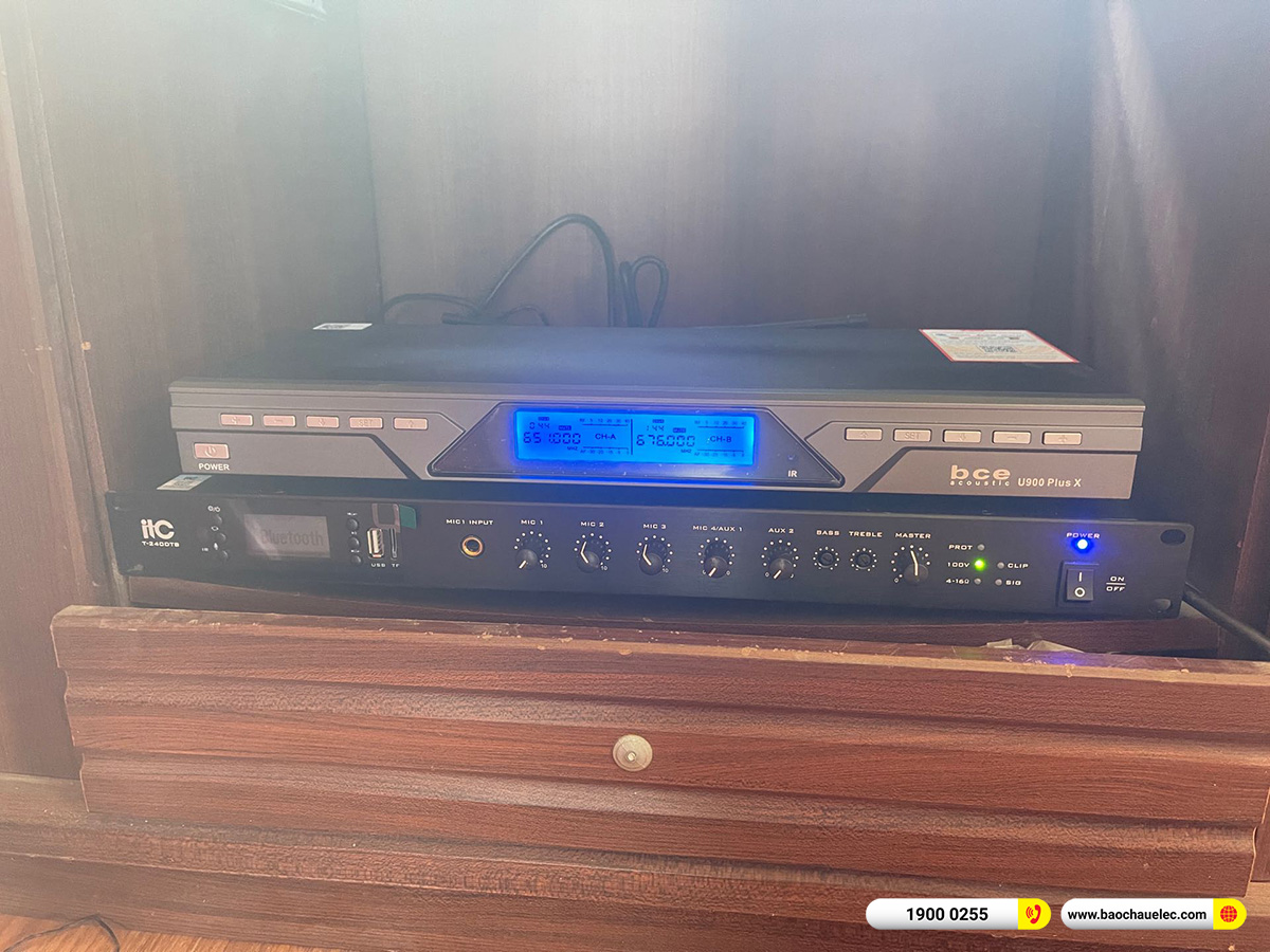 Lắp đặt dàn âm thanh hội trường, sân khấu trị giá hơn 72tr cho nhà hàng Ngôi Sao tại Thái Bình 