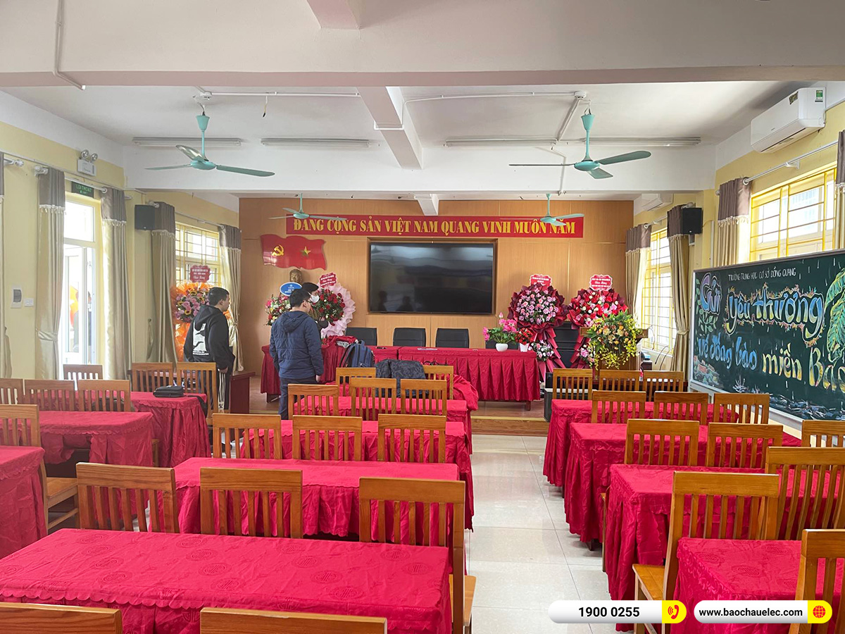 Lắp đặt dàn âm thanh hội trường, sân khấu trị giá hơn 72tr cho nhà hàng Ngôi Sao tại Thái Bình 