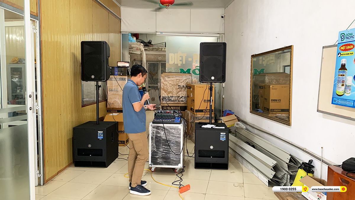 Lắp đặt dàn âm thanh hội trường Yamaha cho Công ty TNHH MTV TM và PT Công nghệ Minh Hiếu ở Hà Nội