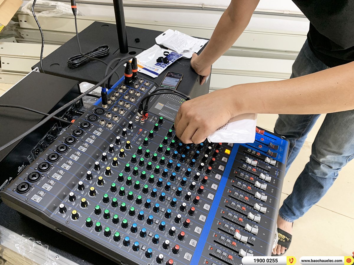 Lắp đặt dàn âm thanh hội trường Yamaha cho Công ty TNHH MTV TM và PT Công nghệ Minh Hiếu ở Hà Nội