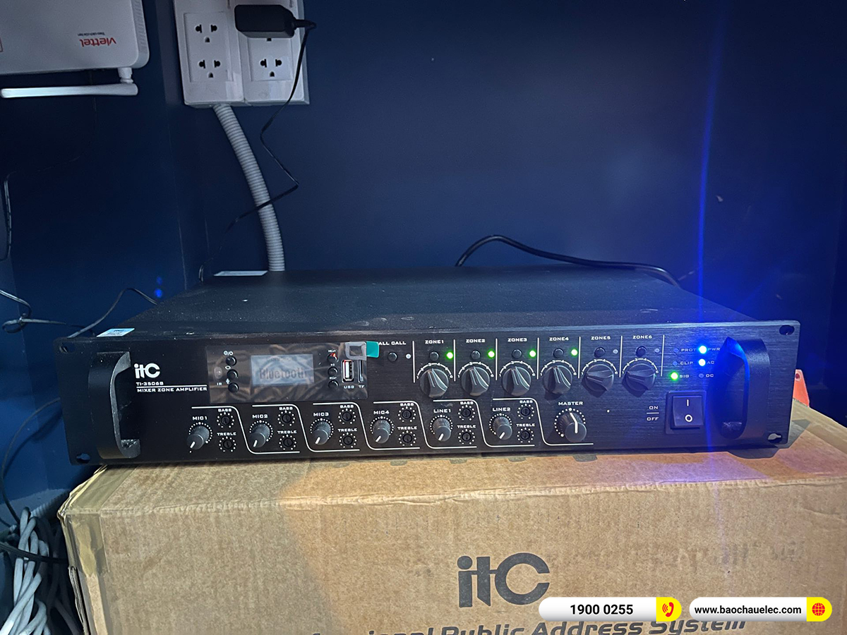 Lắp đặt &acirc;m thanh nhạc nền ITC hơn 30tr cho C&ocirc;ng Ty CP TM&DV Hoa Mẫu Đơn tại H&agrave; Nội 