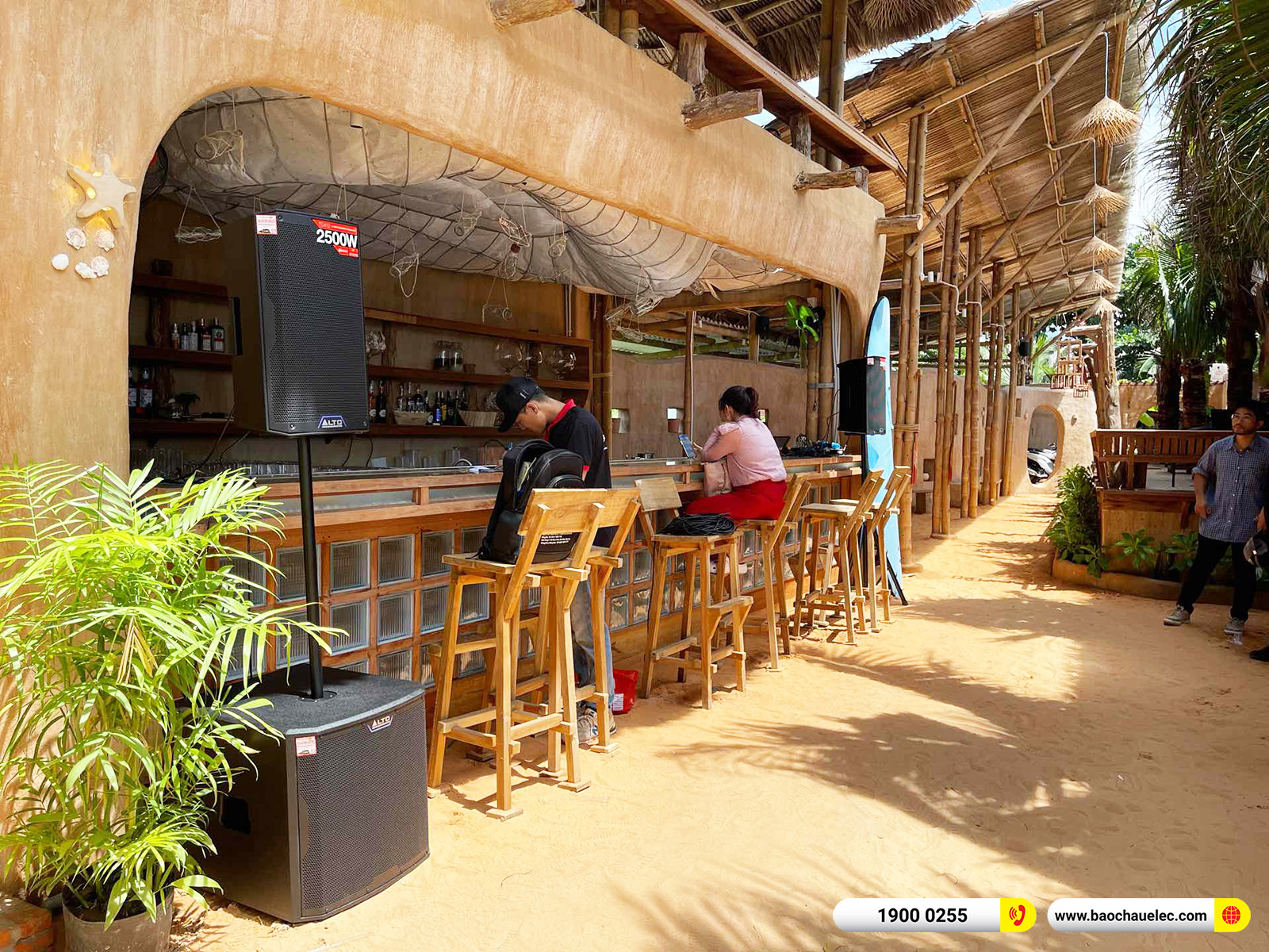 Lắp đặt dàn âm thanh Alto cho Mini Bar tại Phan Thiết