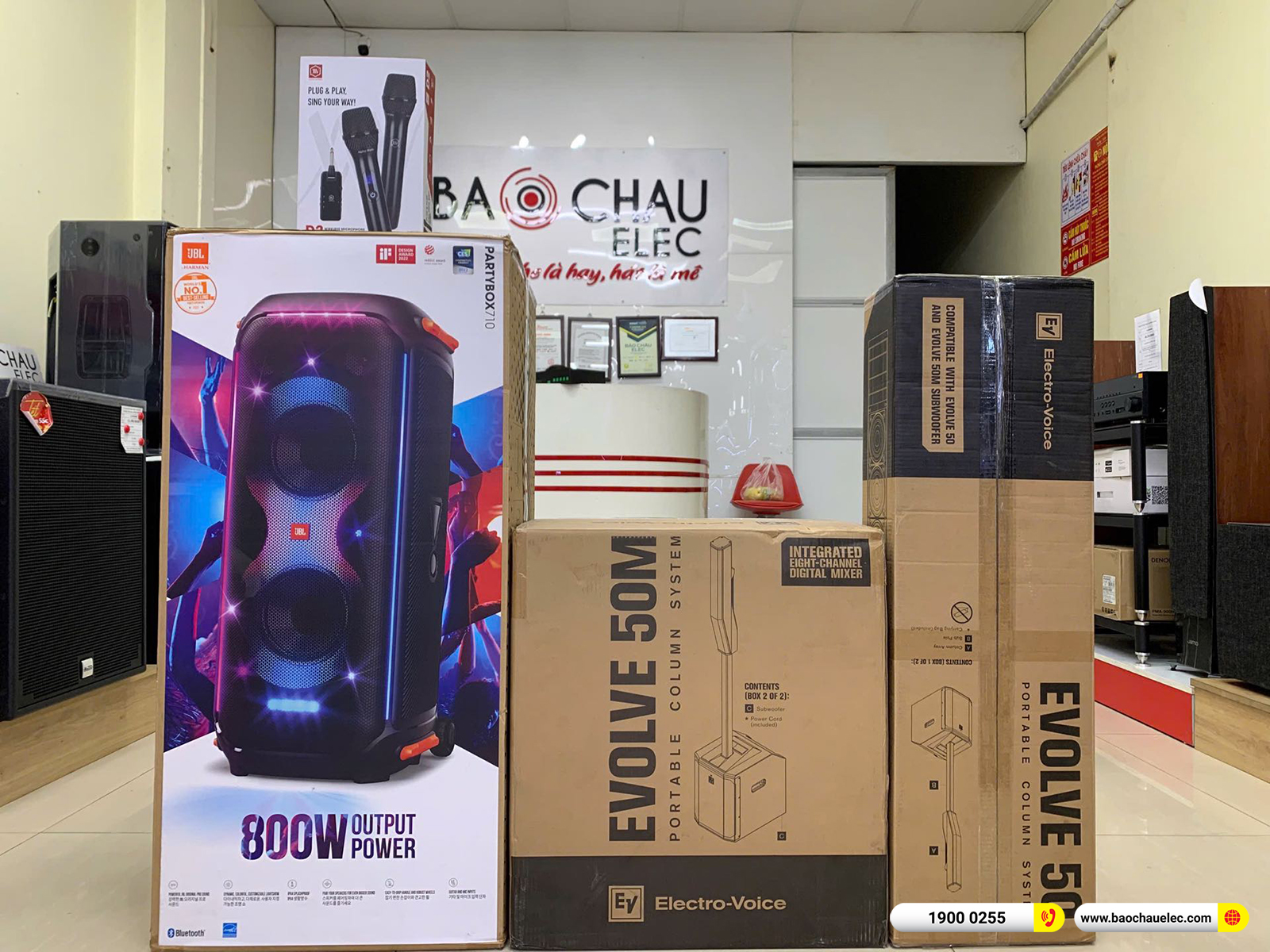 Lắp đặt dàn âm thanh Electro Voice cho Quán Cafe của anh Dân tại Bắc Ninh 