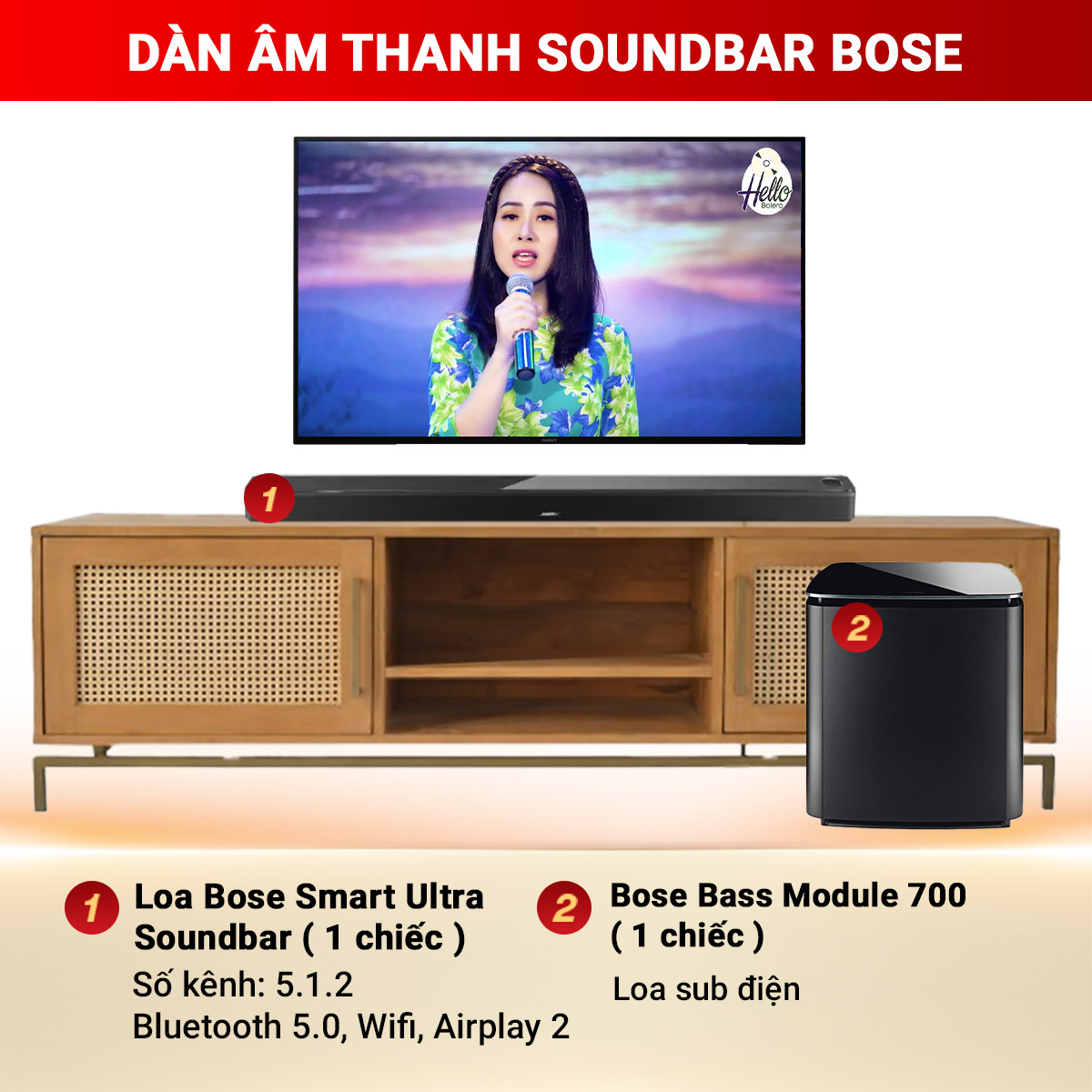 Dàn Âm Thanh Soundbar Bose