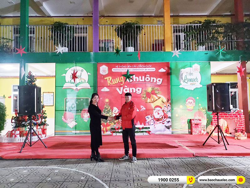 Lắp đặt dàn âm thanh hơn 45tr cho Trường Mầm non Lômônôxốp An Khánh tại Hà Nội (CatKing Pro 1.5+, QD4.13, KP500,…)