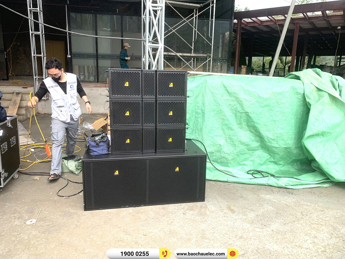 Lắp đặt hệ thống âm thanh, ánh sáng cho công ty CP Dragon Tea Suối Giàng tại Yên Bái