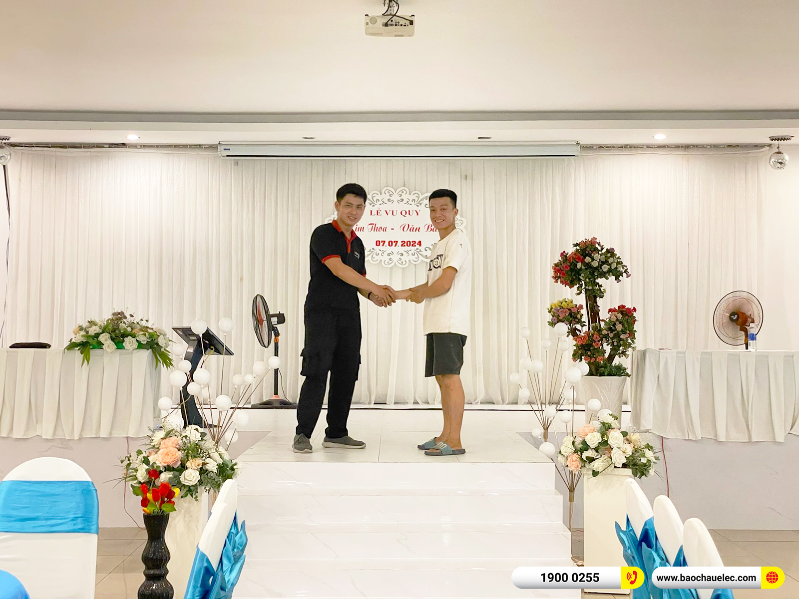 Nâng cấp dàn Line Array Actpro hơn 40tr cho TT Tiệc cưới An Thịnh tại Đồng Nai
