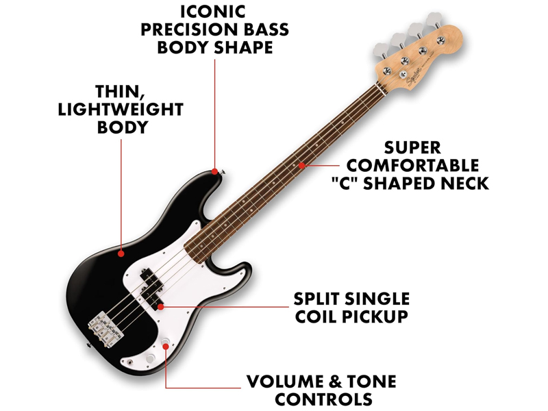 Đàn Guitar Fender Squier Debut Precision Bass Guitar