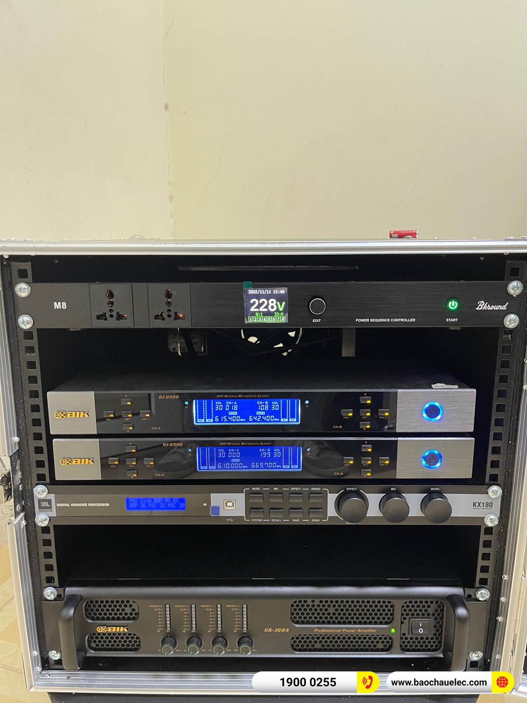 Lắp đặt dàn âm thanh hội trường BIK cho TT Nghiên cứu KH&ĐT chứng khoán tại Hà Nội 