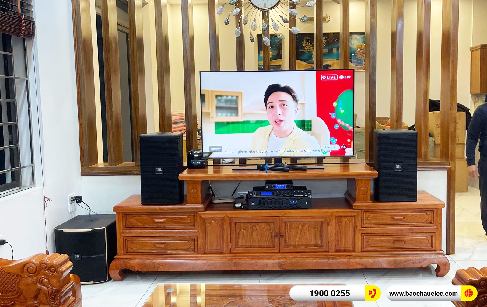 Lắp đặt dàn karaoke JBL hơn 68tr cho anh Nhơn tại Hưng Yên