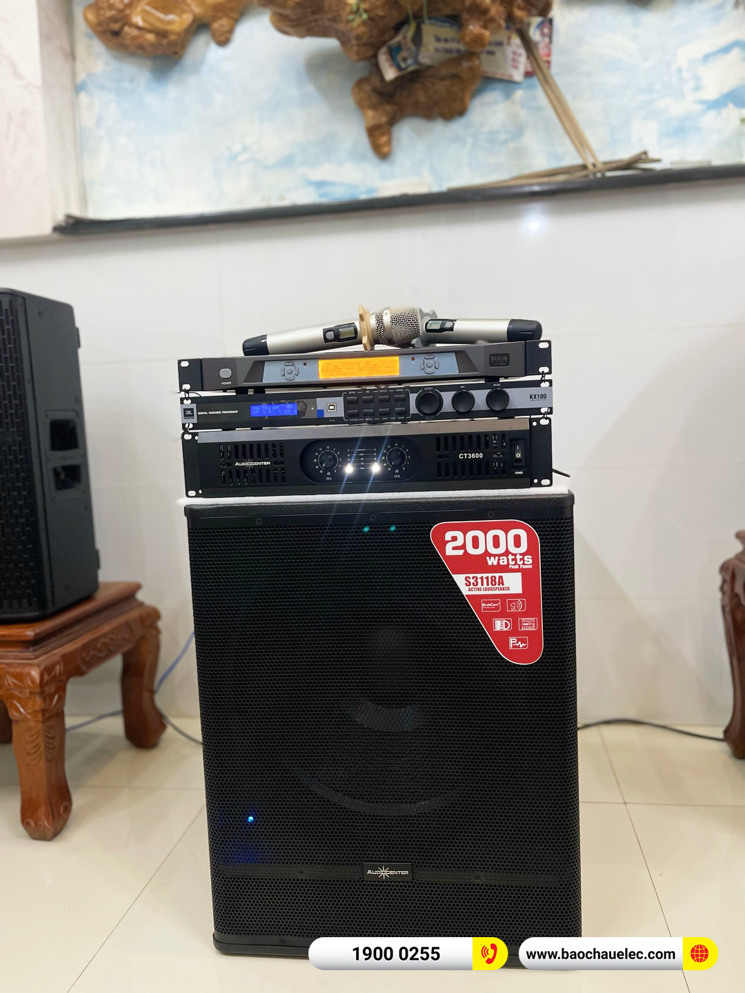 Lắp đặt dàn karaoke Audiocenter cho anh Tuyền tại Đồng Nai 