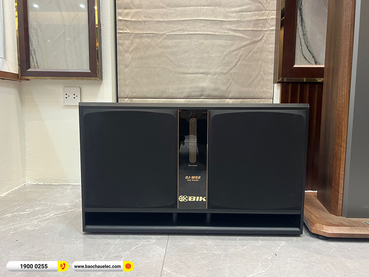 Lắp đặt d&agrave;n karaoke BIK hơn 50tr cho anh Tuyển tại H&agrave; Nội 