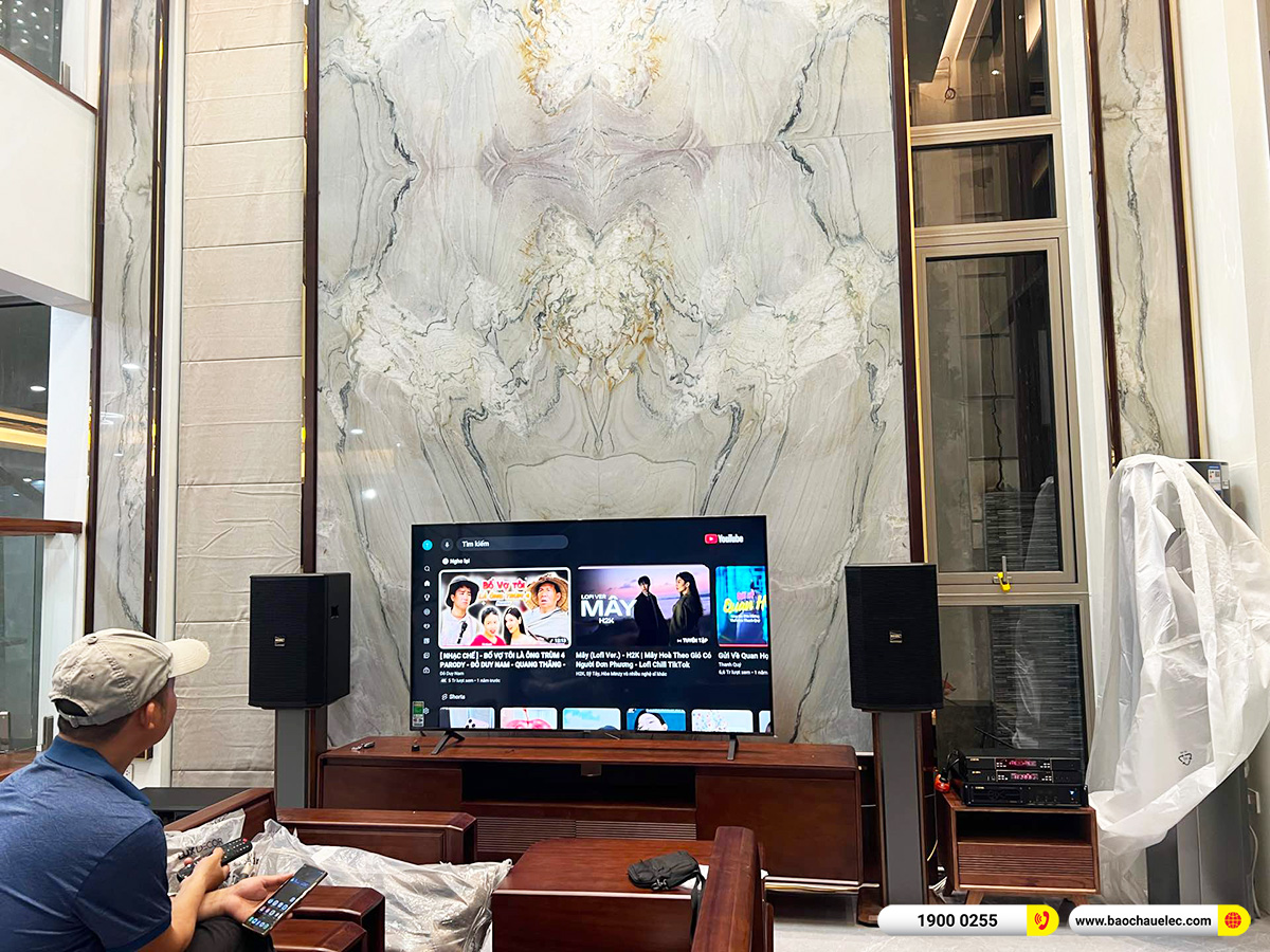 Lắp đặt d&agrave;n karaoke BIK hơn 50tr cho anh Tuyển tại H&agrave; Nội 