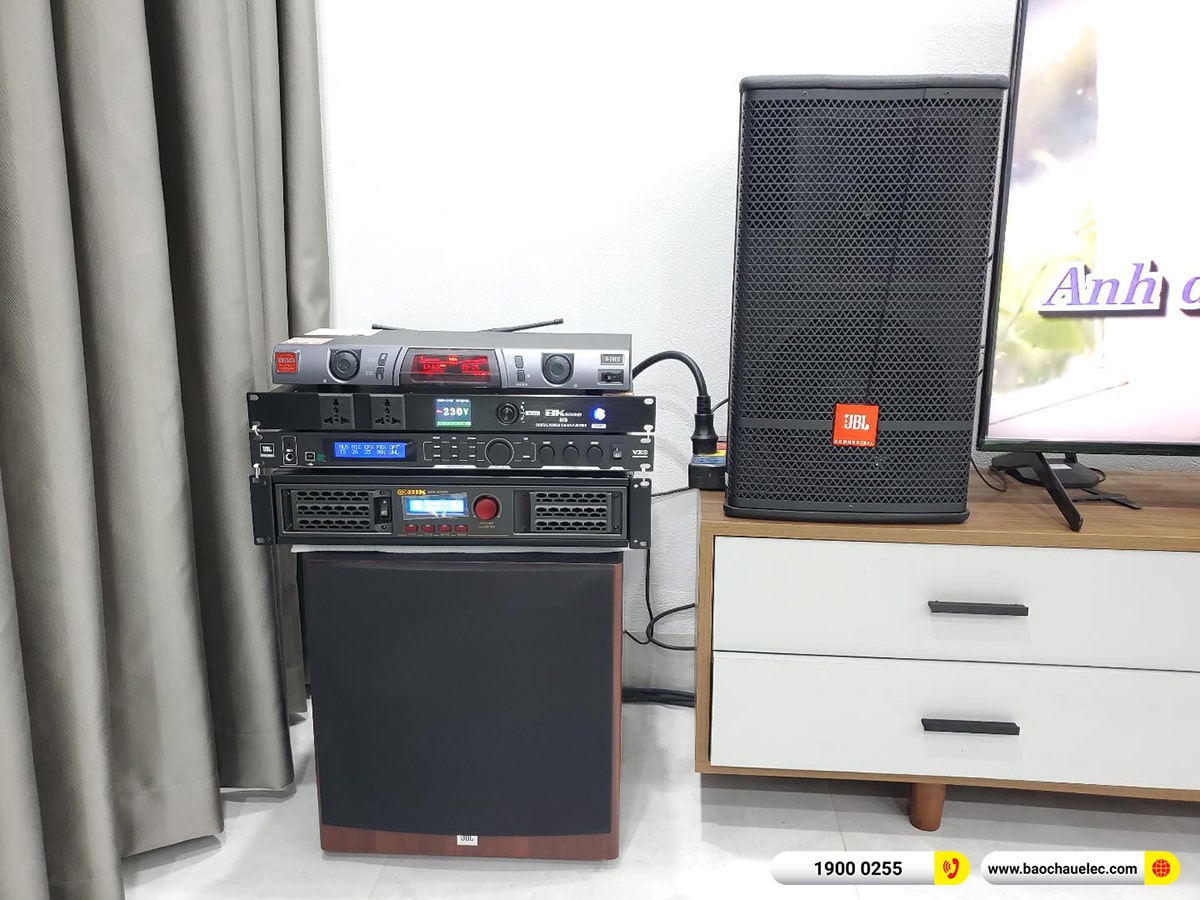 Lắp đặt dàn karaoke JBL gần 57tr anh Thắng tại Hà Nội (JBL CV1070, BPA-6200, JBL VX8, A120P, S290D,…)