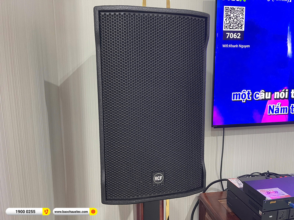Lắp đặt dàn karaoke RCF hơn 146tr cho anh Triệu tại Cần Thơ