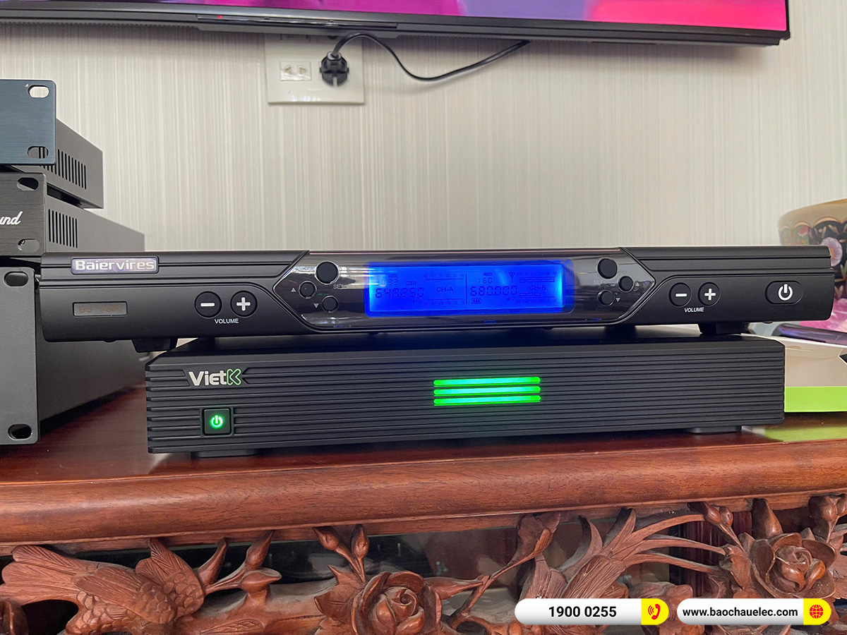 Lắp đặt dàn karaoke RCF hơn 146tr cho anh Triệu tại Cần Thơ