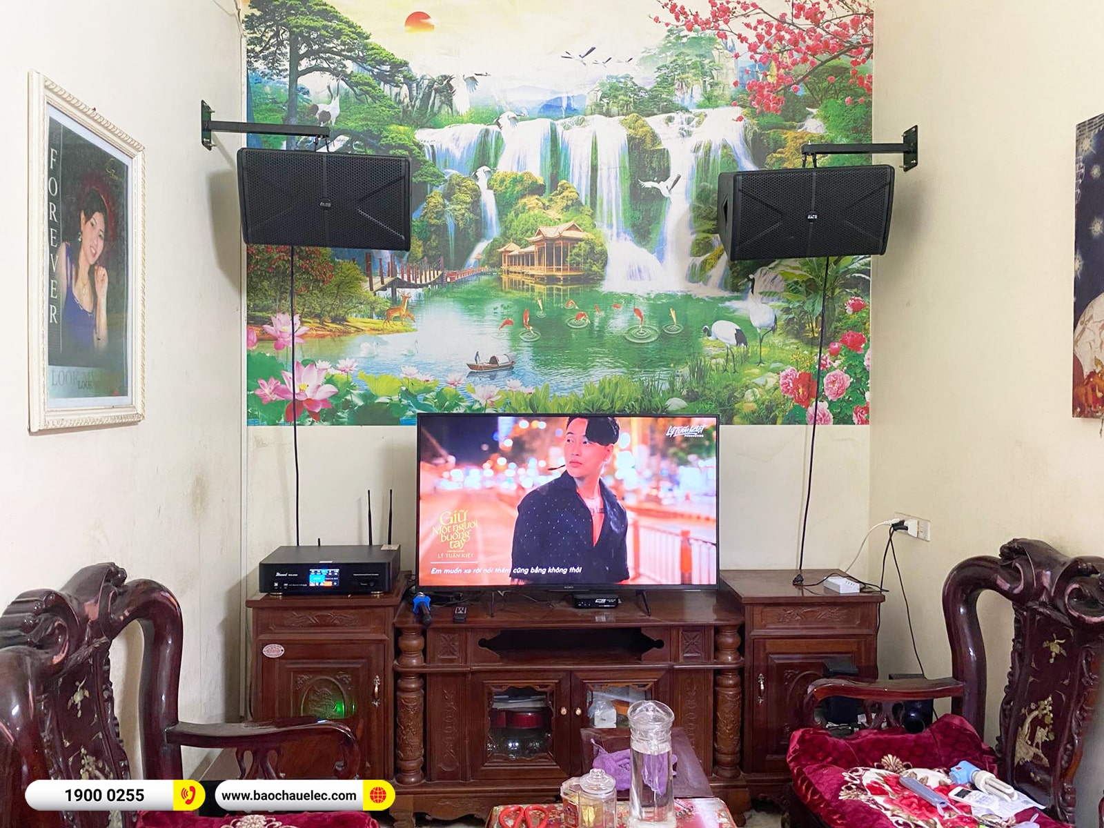 Lắp đặt dàn karaoke Alto hơn 23tr cho anh Hà tại Nam Định (Alto AT1000II, BKSound DKA 6500, BKSound SW512)