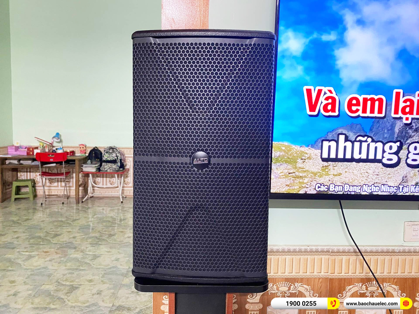 Lắp đặt dàn karaoke Alto hơn 25tr cho anh Tần tại Bắc Giang