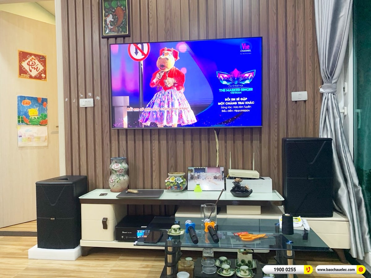 Lắp đặt dàn karaoke Alto hơn 18tr cho chị Hoa tại Hà Nội 