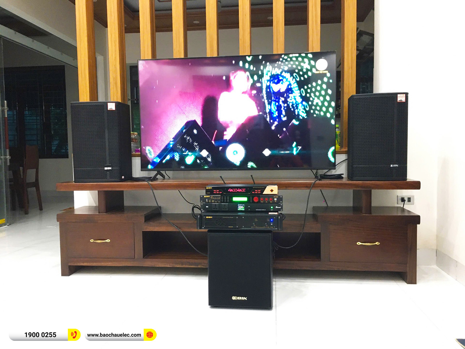 Lắp đặt dàn karaoke BIK hơn 49tr cho anh Bằng tại Bắc Ninh