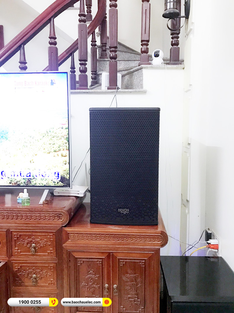 Lắp đặt dàn karaoke Denon hơn 38tr cho anh Bảo tại Nam Định 