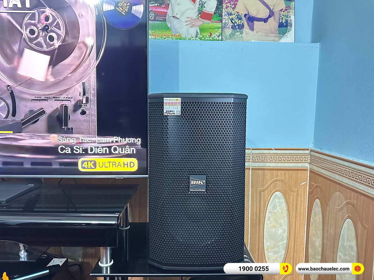 Lắp đặt dàn karaoke BIK hơn 25tr cho anh Bảy tại Hà Nội 