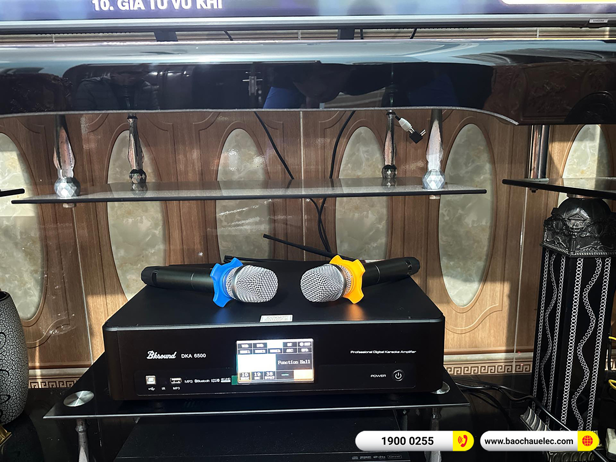 Lắp đặt dàn karaoke BIK hơn 25tr cho anh Bảy tại Hà Nội 