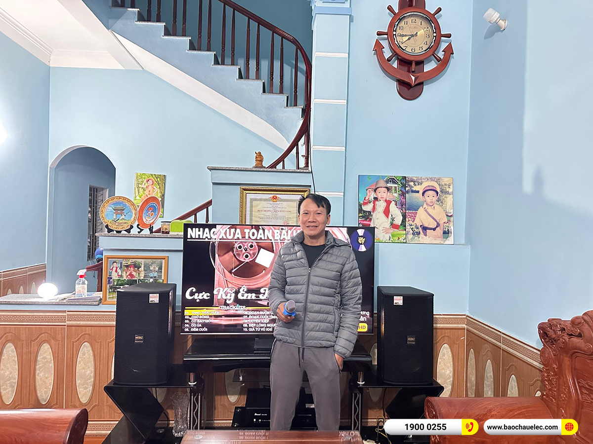 Lắp đặt dàn karaoke BIK hơn 25tr cho anh Bảy tại Hà Nội 