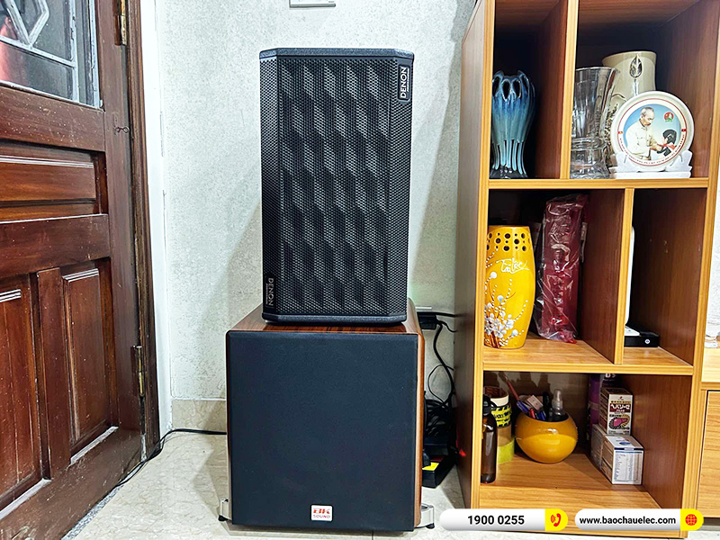 Lắp đặt dàn karaoke Denon gần 30tr cho anh Căn tại Hà Nội (Denon DP-R310, BKSound DKA 6500, SW512C)