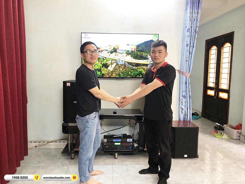 Lắp đặt dàn karaoke BIK hơn 48tr cho anh Chung tại Hà Nội 