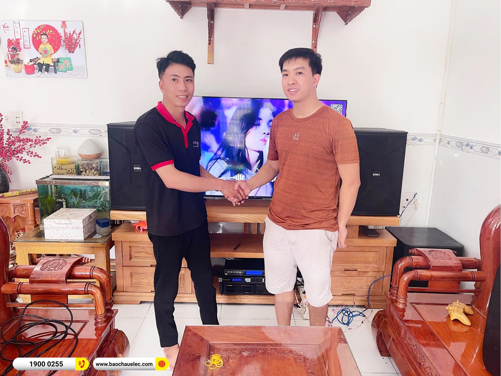 Lắp đặt dàn karaoke BIK gần 30tr cho anh Cường tại Đồng Nai 