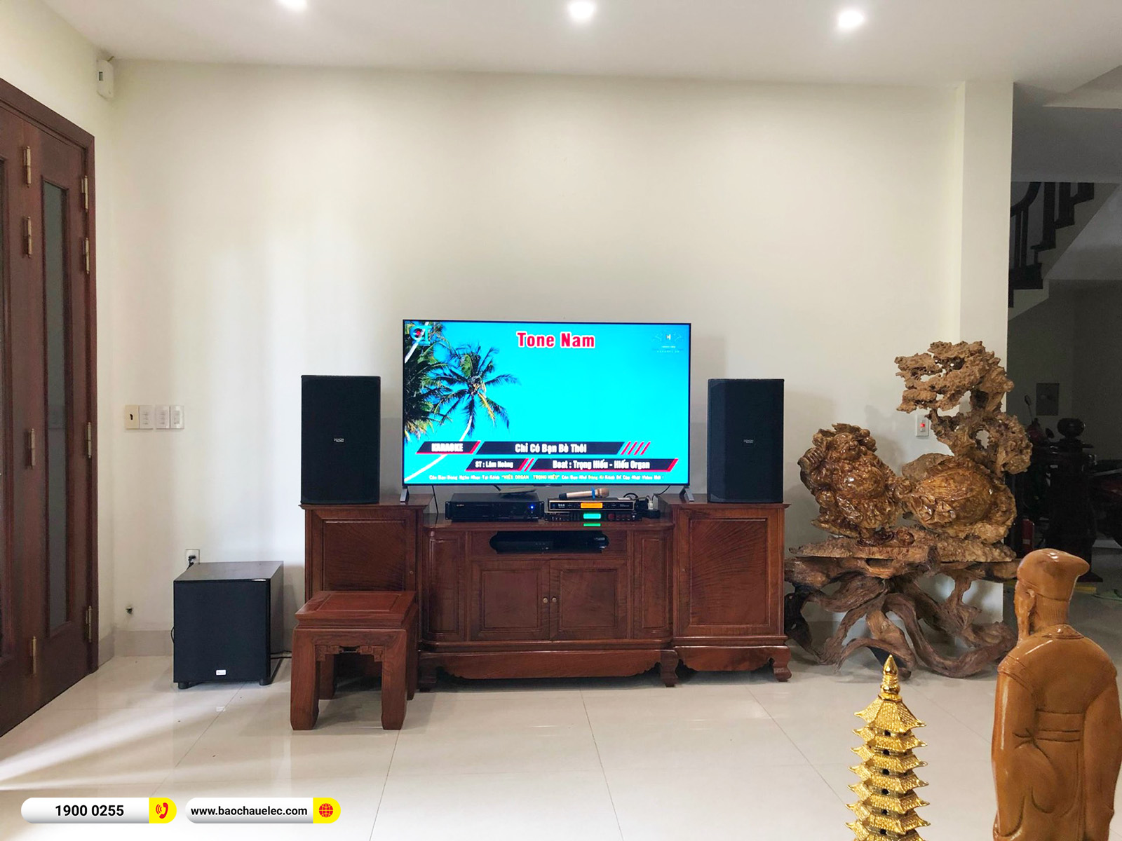 Lắp đặt dàn karaoke Denon gần 59tr cho anh Cường tại Thái Nguyên