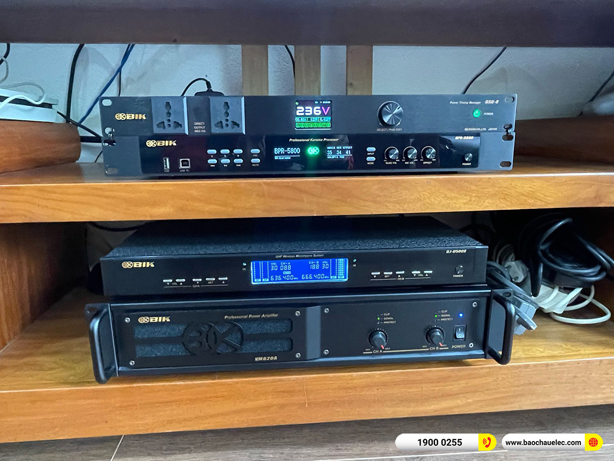 Lắp đặt dàn karaoke Denon hơn 45tr cho anh Đại tại Hải Phòng