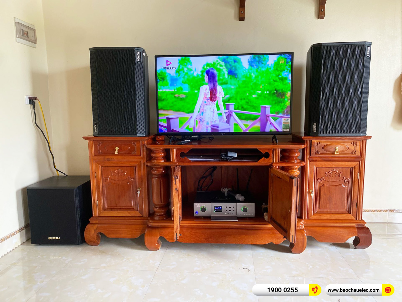 Lắp đặt dàn karaoke Denon gần 37tr cho anh Đạt tại Nam Định