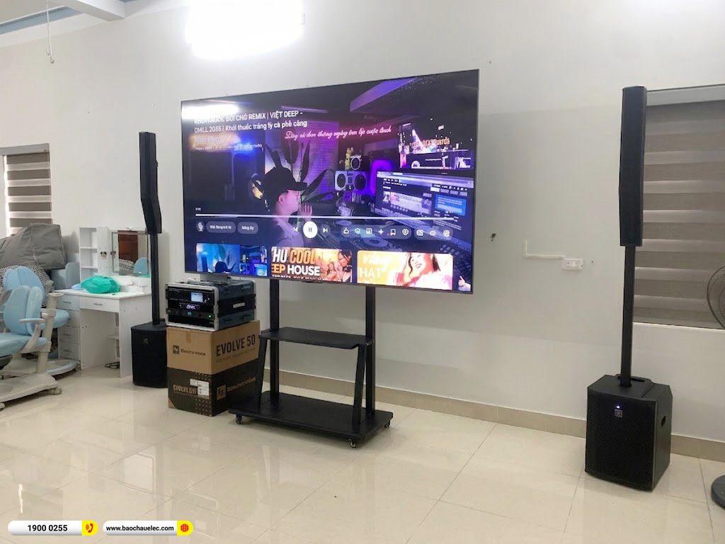 Lắp đặt d&agrave;n karaoke Electro Voice Evolve hơn 90tr cho anh Đạt tại Ph&uacute; Thọ 