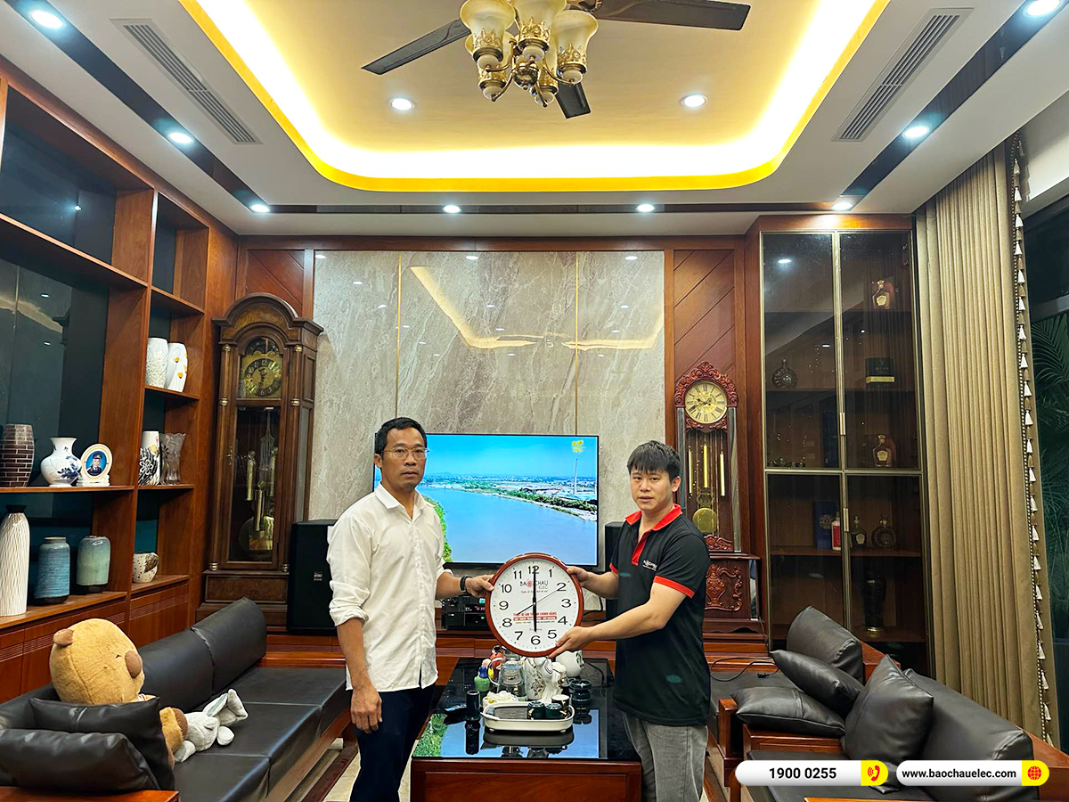 Lắp đặt d&agrave;n karaoke BIK hơn 44tr cho anh Diệu tại H&agrave; Nội 