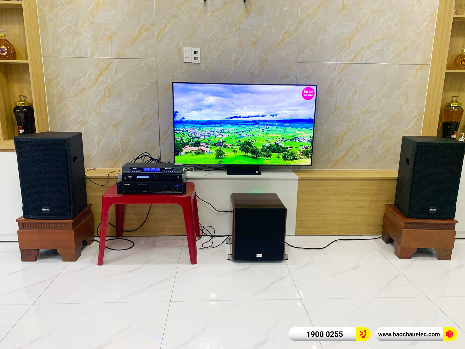 Lắp đặt dàn karaoke BIK hơn 32tr cho anh Duẩn tại Quảng Nam