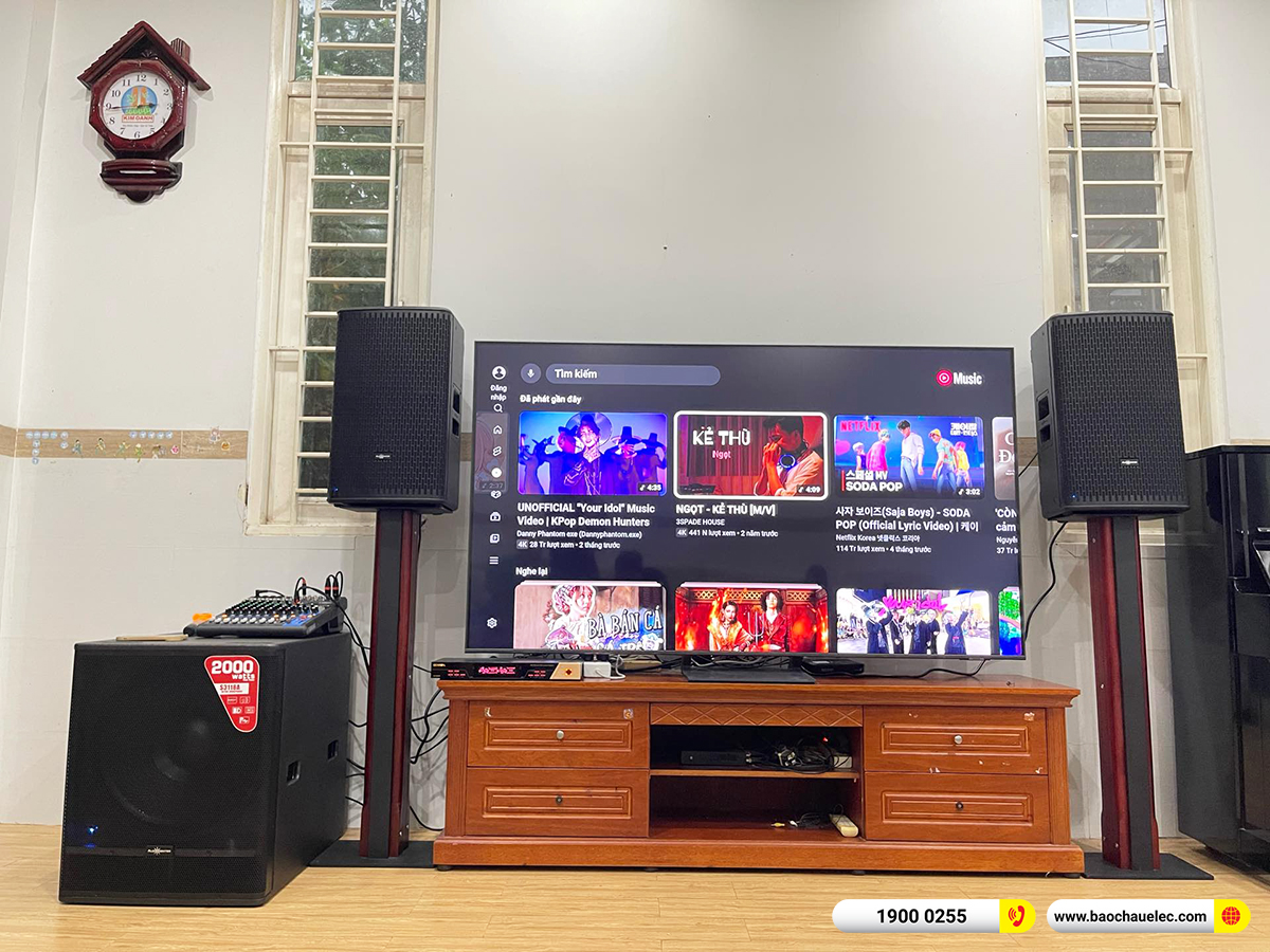 Lắp đặt dàn karaoke Audiocentet hơn 73tr cho anh Đức tại Đồng Nai