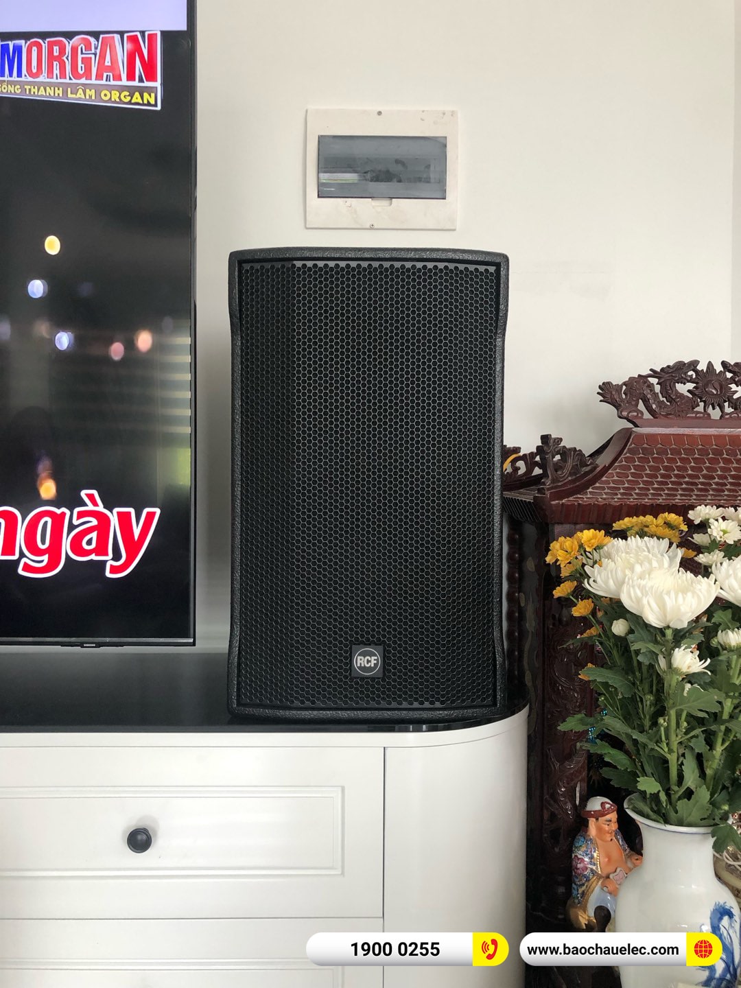 Lắp đặt dàn karaoke RCF gần 102tr cho anh Đức tại Hà Nội