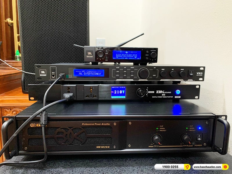 Lắp đặt dàn karaoke RCF hơn 100tr cho anh Dũng tại Thái Bình (RCF CMAX 4112, VM1020A, JBL VX8, TS18S, VM200,…)