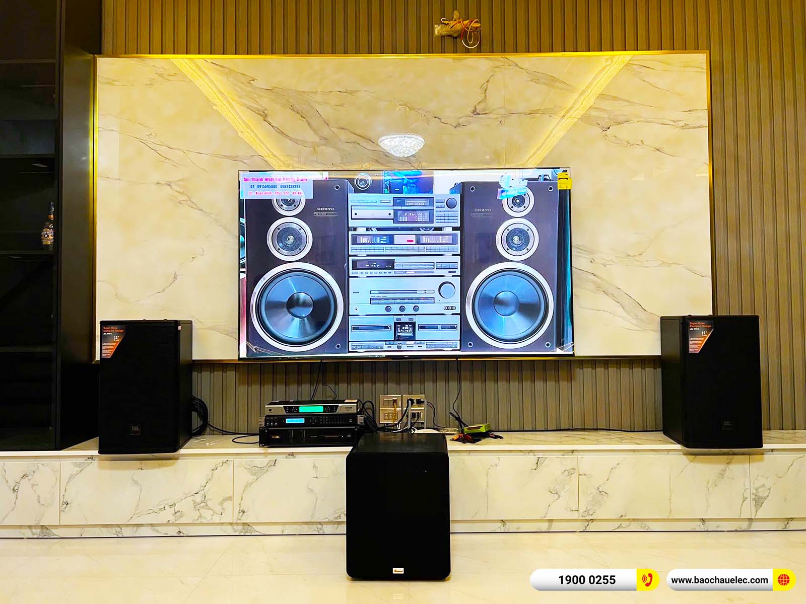 Lắp đặt dàn karaoke JBL gần 50tr cho anh Dưỡng tại Hưng Yên