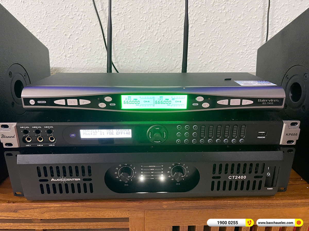 Lắp đặt dàn karaoke Domus hơn 41tr cho anh Hiển tại Cần Thơ