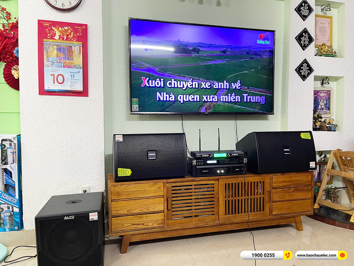 Lắp đặt dàn karaoke Domus hơn 41tr cho anh Hiển tại Cần Thơ
